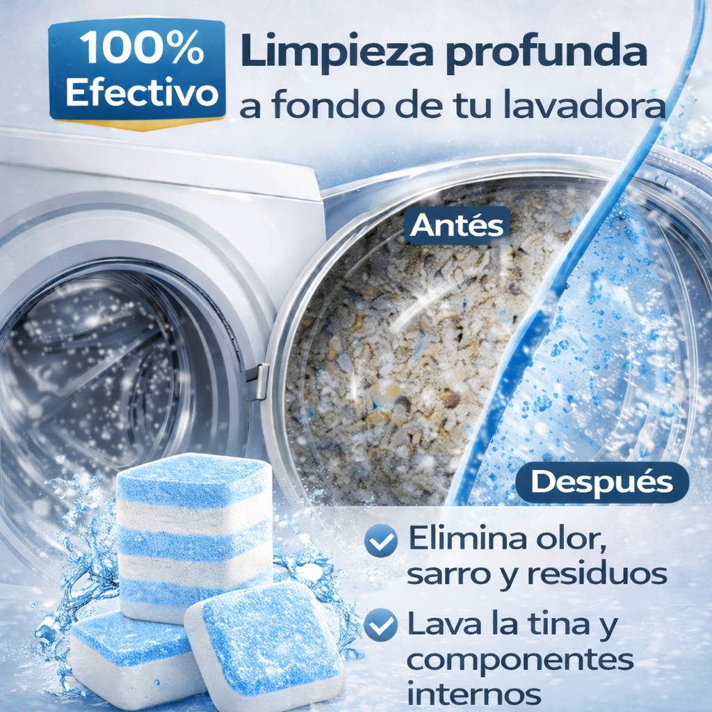 DEEP CLEAN™ La limpieza que tu lavadora nunca ha tenido