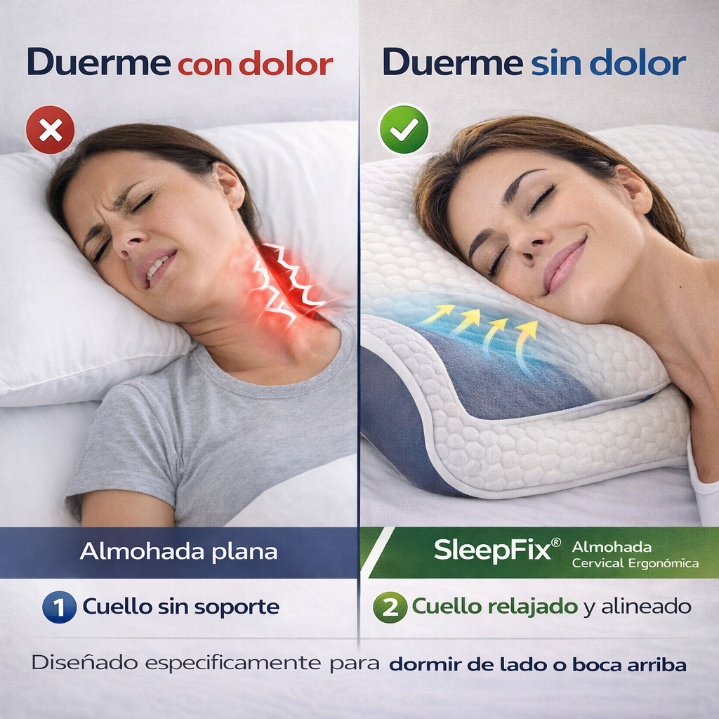 Tu almohada lleva años destruyendo tu cuello mientras duermes. Esto lo cambia