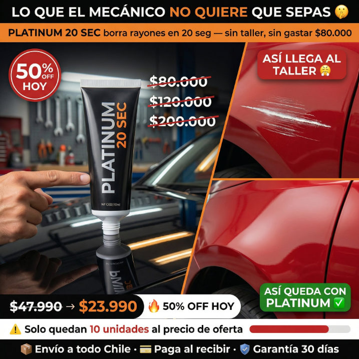 Borra cualquier rayón en 20 seg, sin experiencia y sin gastar de más